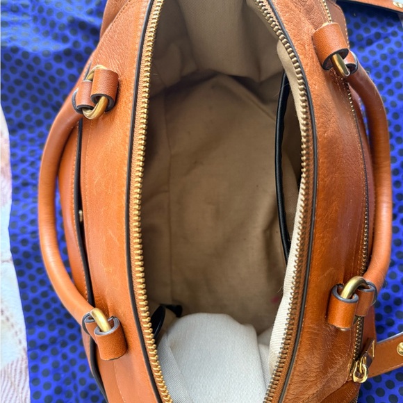 Rebecca Minkoff Cognac Leather Satchel - Picture 4 of 4